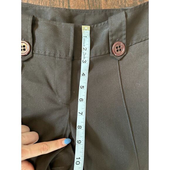 Vintage y2k low rise Brown Preppy Trousers Size 9 - Picture 10 of 12